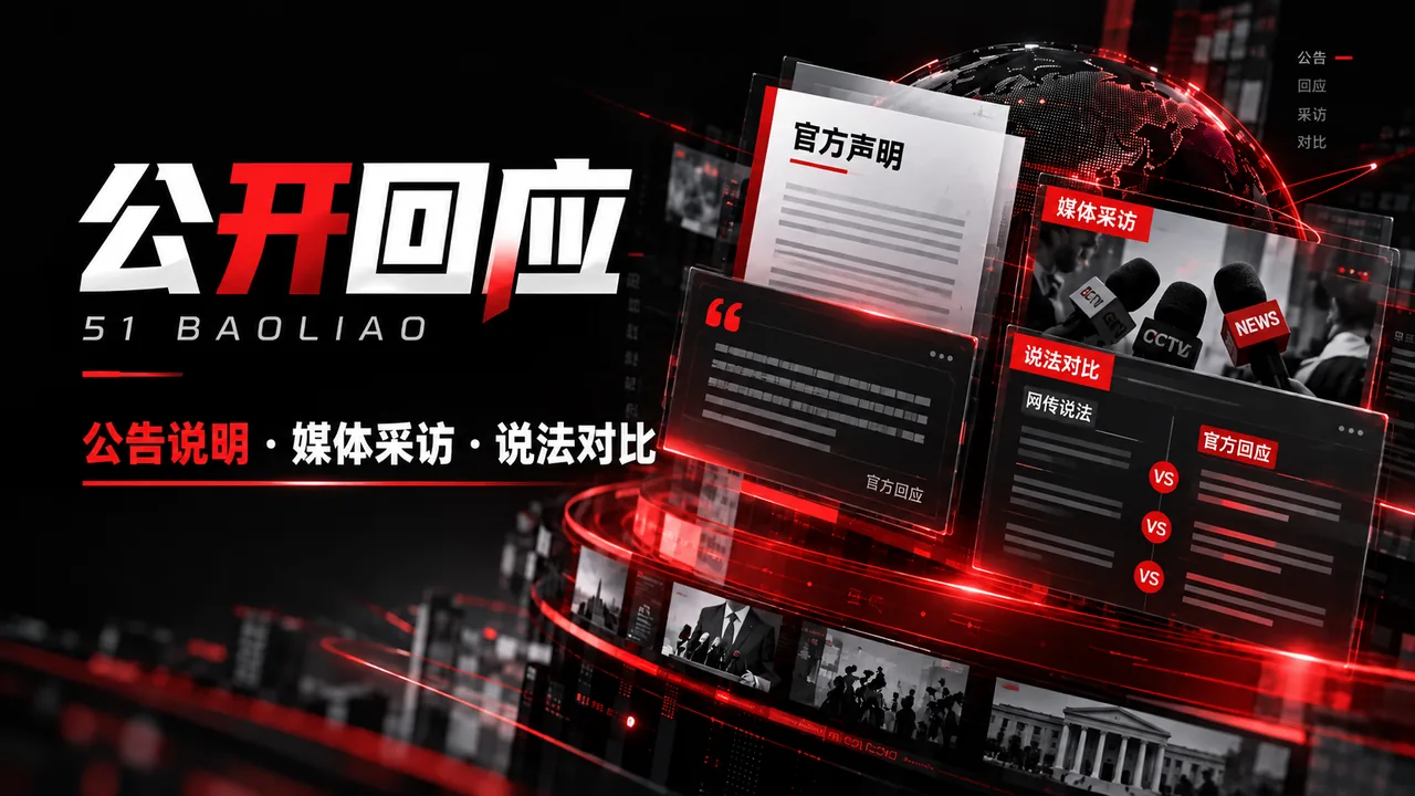 公开回应栏目配图